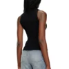 m-onervax-top Ribbed-knit turtleneck top