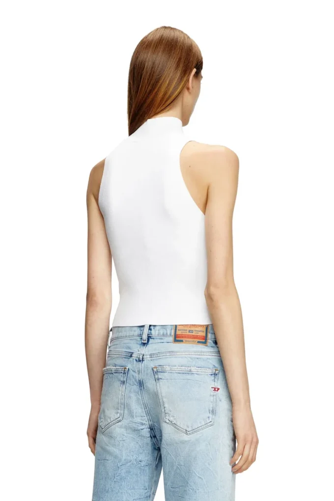 m-onervax-top Ribbed-knit turtleneck top