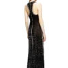 m-rab Linen-knit dress with cut-out logo