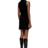 m-romko-dress Wool dress with argyle pattern