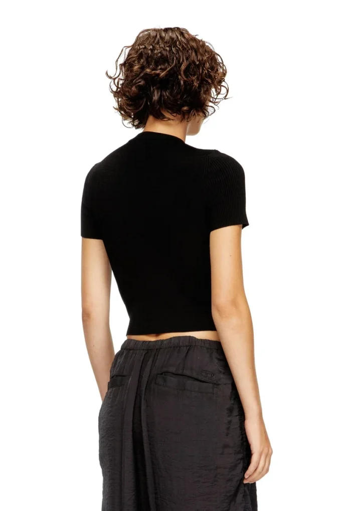 m-valari-ss Short-sleeve jumper with metal Oval D