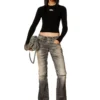 m-valary Ribbed-knit long-sleeve top