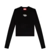 m-valary Ribbed-knit long-sleeve top
