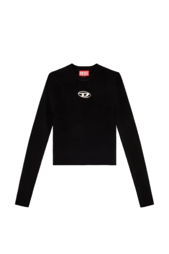 m-valary Ribbed-knit long-sleeve top