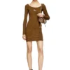 m-vera Off-the-shoulder dress in ribbed knit