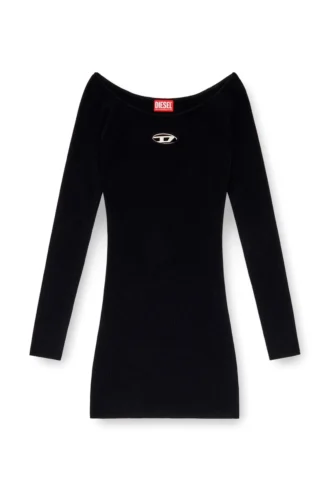 m-vera Off-the-shoulder dress in ribbed knit