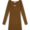 m-vera Off-the-shoulder dress in ribbed knit
