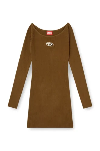 m-vera Off-the-shoulder dress in ribbed knit