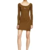 m-vera Off-the-shoulder dress in ribbed knit