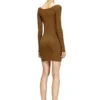 m-vera Off-the-shoulder dress in ribbed knit