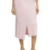 m-vigo Wrap skirt in double-dyed rib-knit