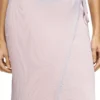 m-vigo Wrap skirt in double-dyed rib-knit
