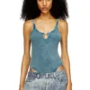 maura-dnm Bodysuit in marble-washed stretch cotton