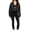 meredith-utlt Nylon leggings with cut-out back Oval D