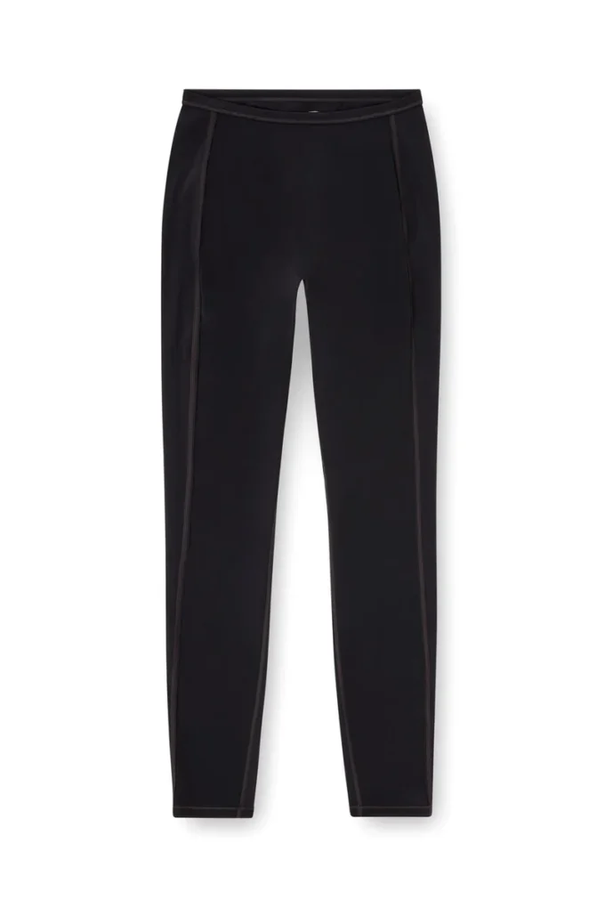 meredith-utlt Nylon leggings with cut-out back Oval D