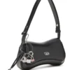 multi iii Keyring charm with heart and bag pendants