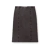 o-allegra Midi skirt with denim effect