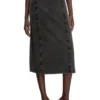 o-allegra Midi skirt with denim effect