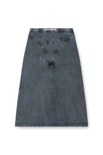 o-alline Midi skirt in denim-look jersey