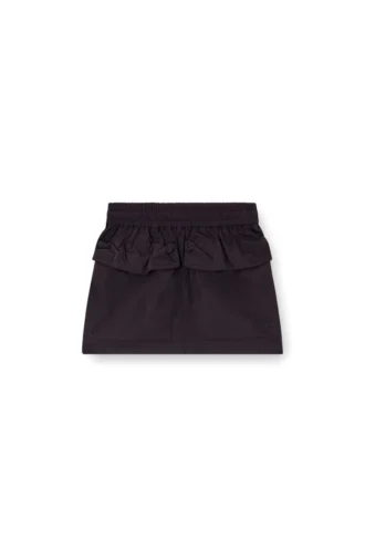 o-cean Crinkled mini skirt with utility pockets