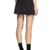 o-cean Crinkled mini skirt with utility pockets