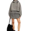 o-cean-s1 Nylon mini skirt with maxi pouch pockets