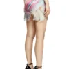 o-dare Viscose mini skirt with Heraldic print