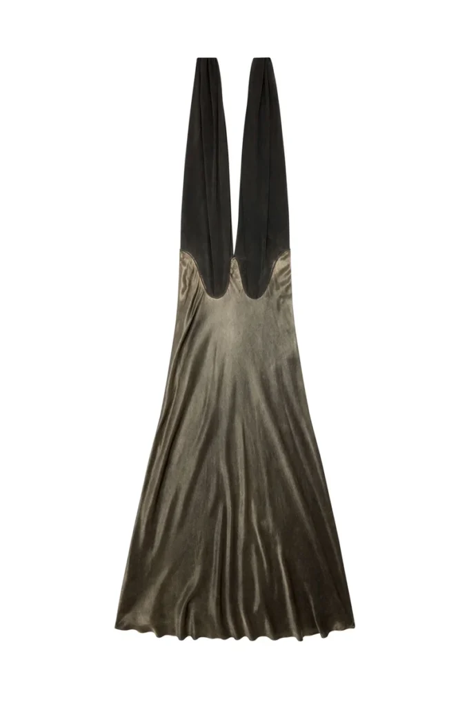o-dyva Dress with scarf panels