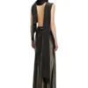 o-dyva Dress with scarf panels