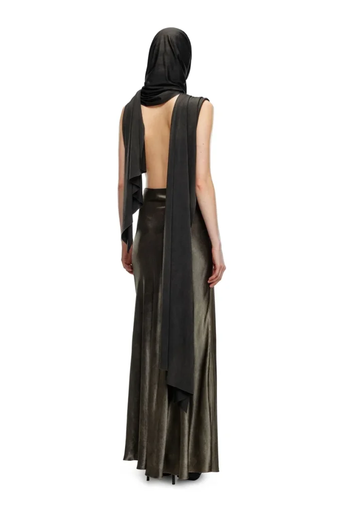 o-dyva Dress with scarf panels