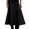o-grace-bond Drop-waist skirt in neoprene-bonded fabric