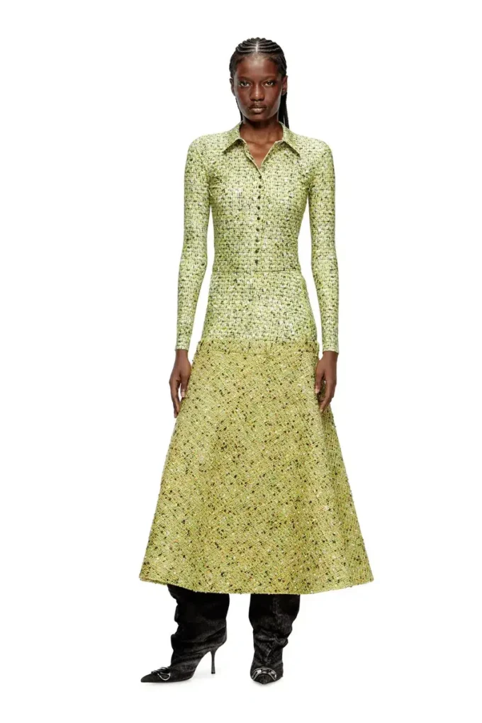o-grace-mix Bouclé skirt with lycra waist