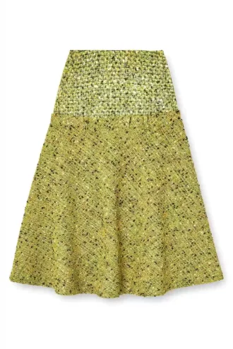 o-grace-mix Bouclé skirt with lycra waist
