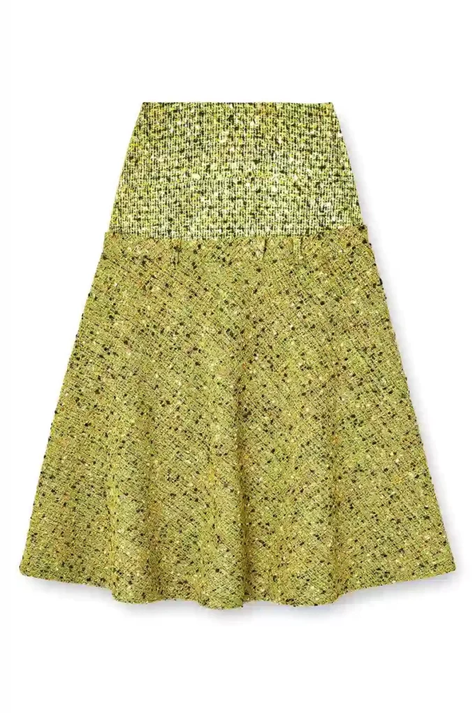 o-grace-mix Bouclé skirt with lycra waist