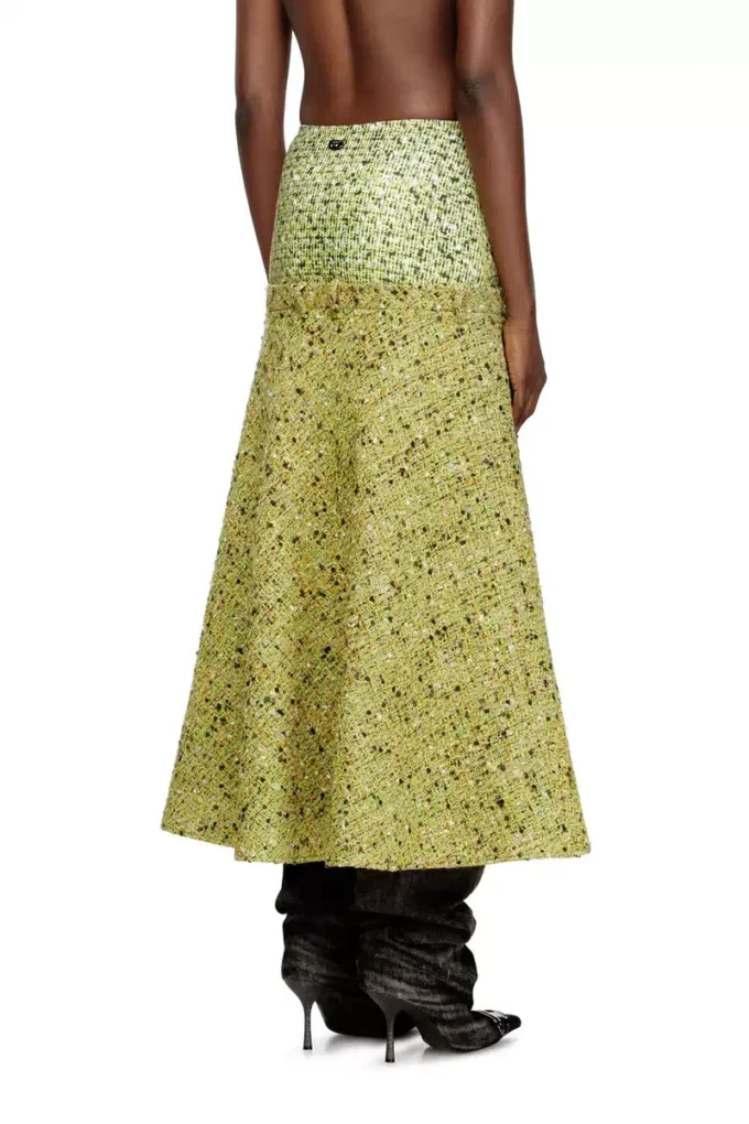 o-grace-mix Bouclé skirt with lycra waist
