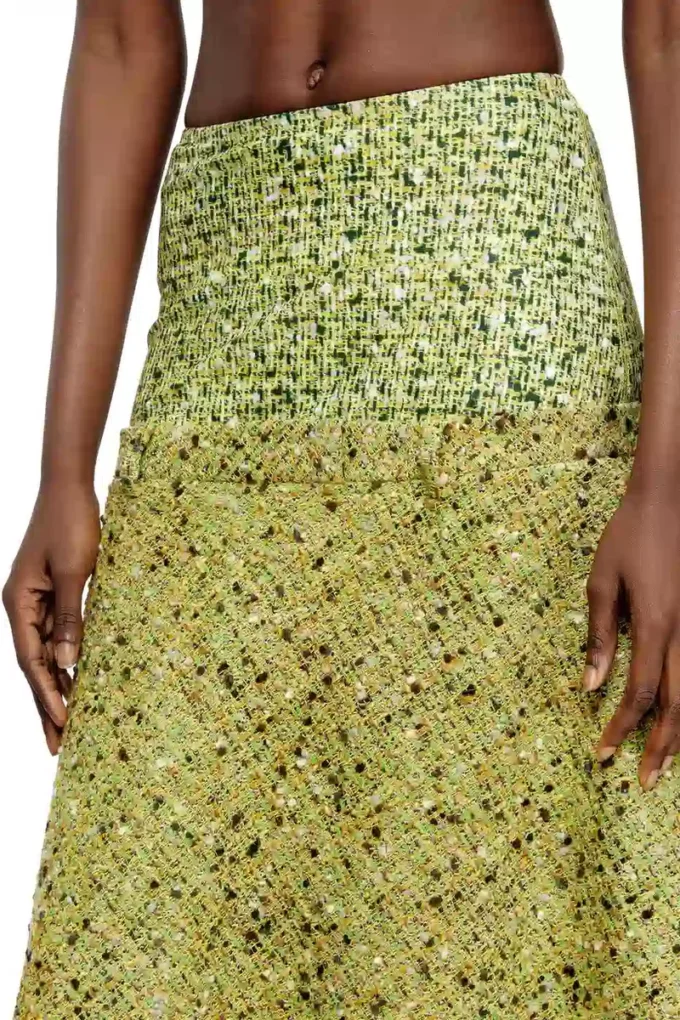 o-grace-mix Bouclé skirt with lycra waist