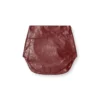 o-hara Coated miniskirt with embossed motif
