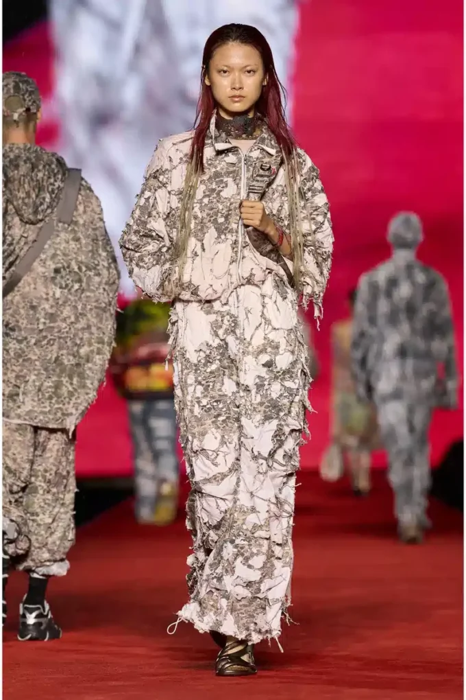 g-bruma Camo jacket with destroyed finish