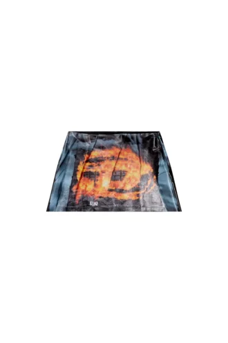 o-hunt Short skirt with poster print