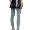 o-hunt Short skirt with poster print