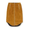 o-llipop Cotton midi skirt with zipper