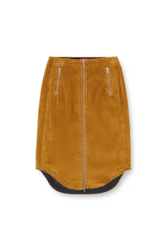 o-llipop Cotton midi skirt with zipper