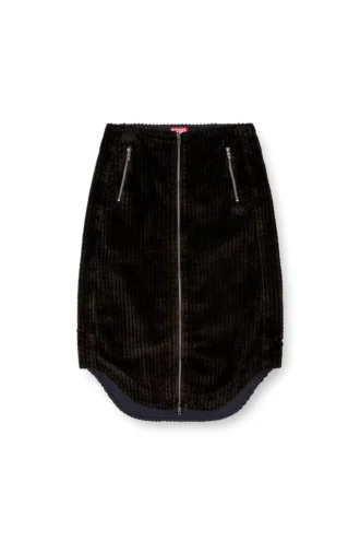 o-llipop Cotton midi skirt with zipper