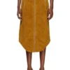 o-llipop Cotton midi skirt with zipper