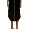 o-llipop Cotton midi skirt with zipper