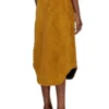 o-llipop Cotton midi skirt with zipper
