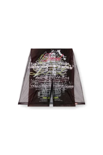 o-lympiac-1 Layered skirt with lyrics print