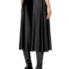 o-mori Midi skirt in flared nylon