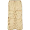 o-racle Cargo midi skirt in treated viscose-nylon