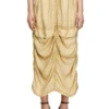 o-racle Cargo midi skirt in treated viscose-nylon